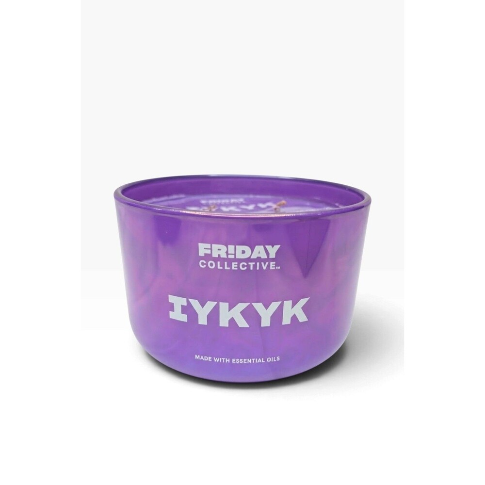 Friday Collective IYKYK 3-Wick Scented Jar Candle 13.5 oz NEW